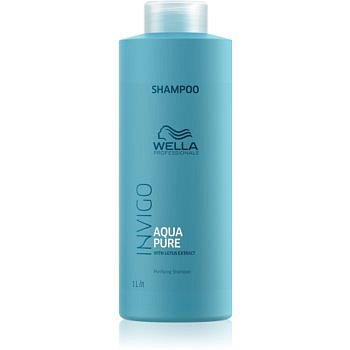 Wella Professionals Invigo Aqua Pure hloubkově čisticí šampon  1000 ml