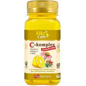 VitaHarmony C-komplex 1000mg tbl.60+echin.+šípek