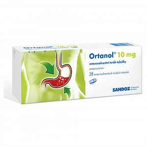 Ortanol 10 mg perorální orální tobolky enterosolventní tvrdá 28 x 10 mg