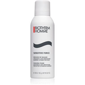 Biotherm Homme Sensitive Force pěna na holení pro citlivou pleť 200 ml