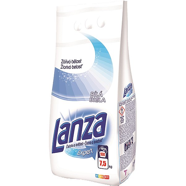 LANZA Expert Bílá 7,5 kg (100 dávek) - prací prášek