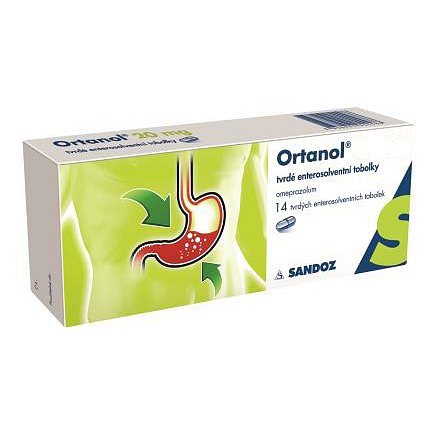 Ortanol 10 mg perorální orální tobolky enterosolventní tvrdá 28 x 10 mg