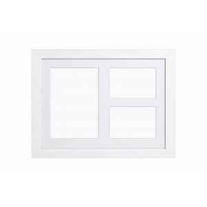 Tiny Memories Sada na otisk miminka v dřevěném rámečku, trojrámek - dárková sada  - bílý