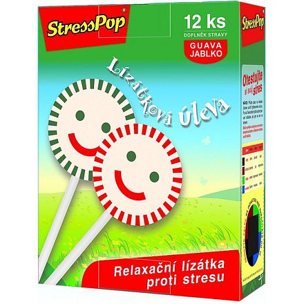 VitaHarmony StressPop 12 lízátek proti stresu