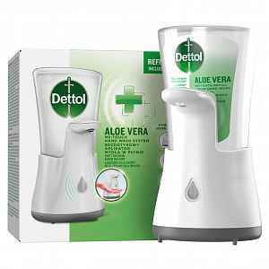 DETTOL Bezdotykový dávkovač mýdla Aloe Vera 250 ml