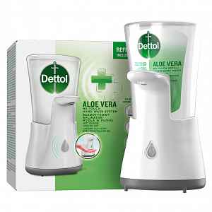 DETTOL Bezdotykový dávkovač mýdla Aloe Vera 250 ml