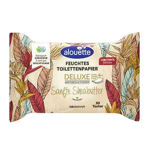 alouette Vlhčený toaletní papír bambucké máslo Deluxe 50 ks