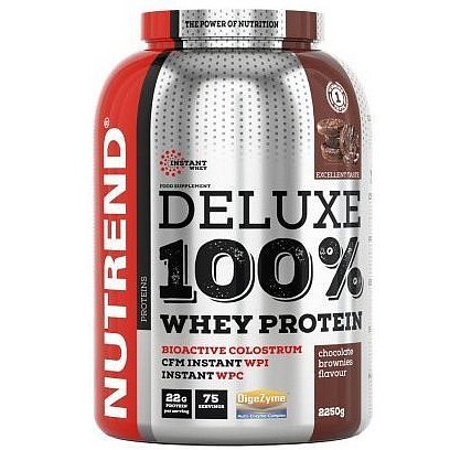 DELUXE 100% WHEY, 2250 g, jahodový cheesecake