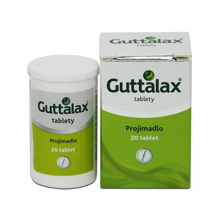 Guttalax tablety 20x5mg