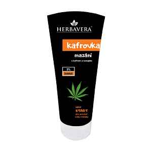 Kafrovka Mazání S Kafrem A Konopím Herbavera 200ml