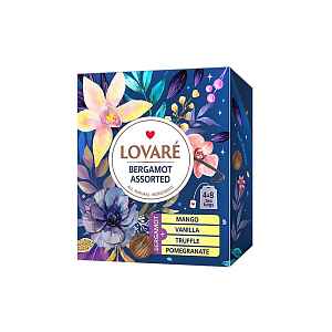 LOVARÉ Bergamot assorted kolekce černých čajů 32 sáčků