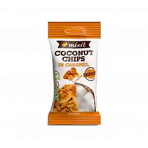 Mixit Kokosové chipsy Karamel 45 g