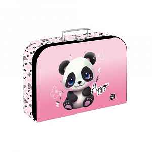 Oxybag Kufřík na výtvarku Panda, 34 cm, lamino
