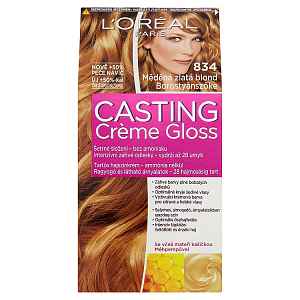 L'Oréal Paris Casting Crème Gloss měděná zlatá blond 834