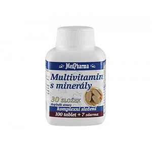 MedPharma Multivitamín s minerály 30 složek tablety 107