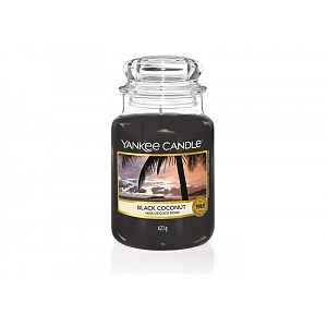 Yankee Candle Black Coconut vonná svíčka Classic velká 623 g