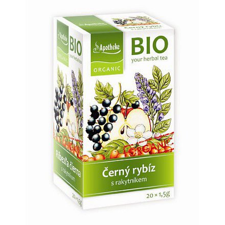 Apotheke BIO Ovocný čaj černý rybíz s rakytníkem 20x1.5g