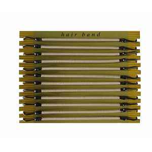 Gumička do vlasů s háčkem Duko 8013 - blond, 12 ks