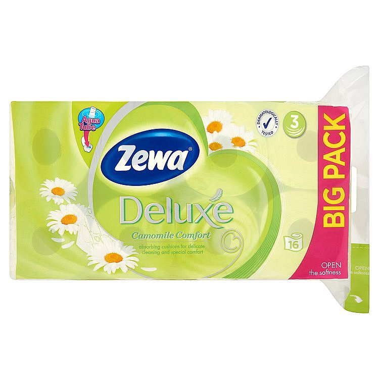 Zewa deluxe Heřmánek toaletní papír, parfemovaný, 3vrstvý 16x150