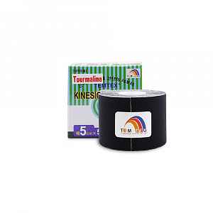 Tejp. TEMTEX kinesio tape Tourmaline černá 5cmx5m