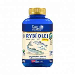 VitaHarmony Rybí olej Omega 3  1000 mg XXL tobolky 150