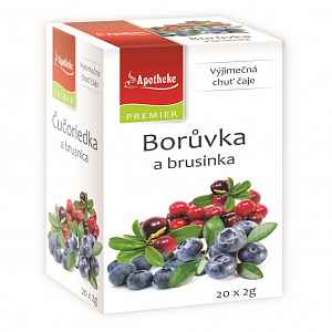 Apotheke Borůvka a brusinka čaj 20x2g n.n.