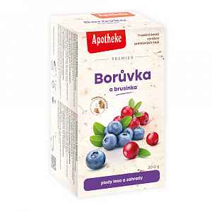 Apotheke Borůvka a brusinka čaj 20x2g n.n.