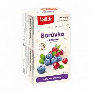 Apotheke Borůvka a brusinka čaj 20x2g n.n.