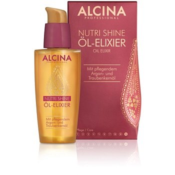 Alcina Nutri Shine olejový elixír pro lesklé a uhlazené vlasy  50 ml