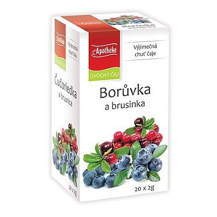 Apotheke Borůvka a brusinka čaj 20x2g n.n.