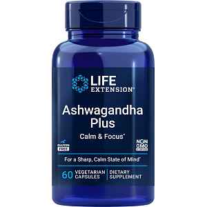 Ashwagandha Plus Calm & Focus, 60 kapslí