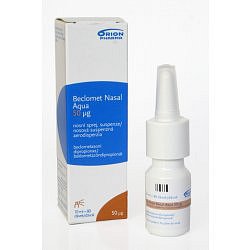 Beclomet Nasal Aqua 50 mcg nosní sprej suspenze 1 x 9 ml- 70 d