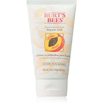 Burt’s Bees Peach & Willow Bark hloubkově čisticí peeling  110 g
