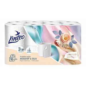 Linteo Rosehip&Silk Toaletní papír 3vrstvý 16 rolí