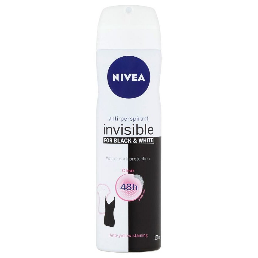Nivea spray Invisible Black & White Clear 150ml