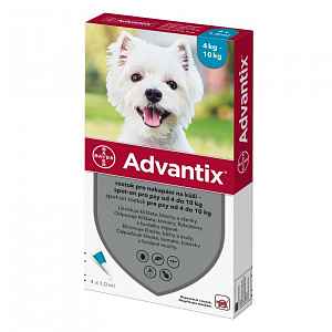 Advantix pro psy 4-10 kg spot-on 4x1 ml