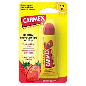 Carmex Carmex Original Tube Strawberry balzám na rty SPF 15  10 g