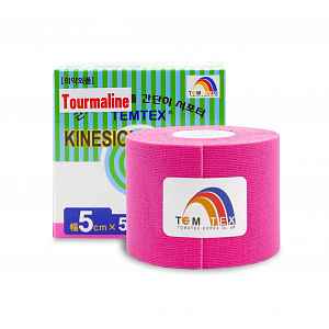 Tejp. TEMTEX kinesio tape Tourmaline růžová 5cmx5m