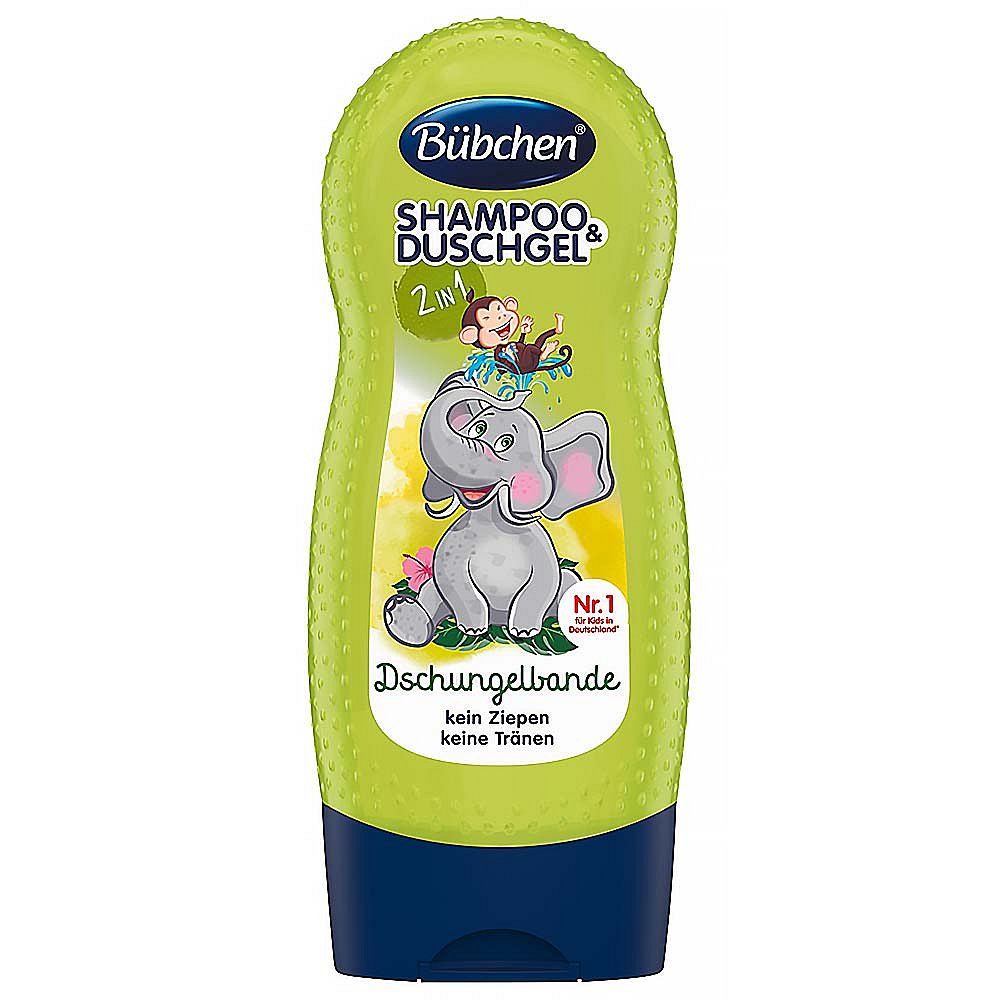 BÜBCHEN Kids šampon a sprchový gel DŽUNGLE 230 ml