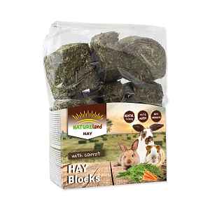 Nature Land Seno Hay bloky s mrkví 600 g