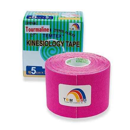 Tejp. TEMTEX kinesio tape Tourmaline růžová 5cmx5m