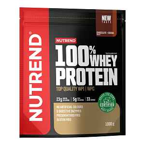 100% WHEY PROTEIN, 1000 g, čokoláda+kakao