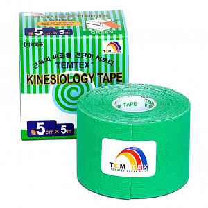 Tejp. TEMTEX kinesio tape Tourmaline zelená 5cmx5m