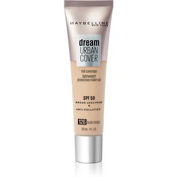 Maybelline Dream Urban Cover vysoce krycí make-up odstín 126 Nude Beige 30 ml