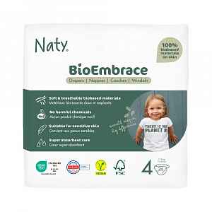 Naty BioEmbrace Maxi 7–18 kg dětské plenky 26 ks
