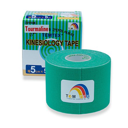 Tejp. TEMTEX kinesio tape Tourmaline zelená 5cmx5m