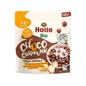 HOLLE Bio Kuličky cereální Choco chipmunk 125g (1r+)