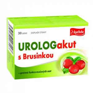 Apotheke UROLOGakut s brusinkou tablety  30