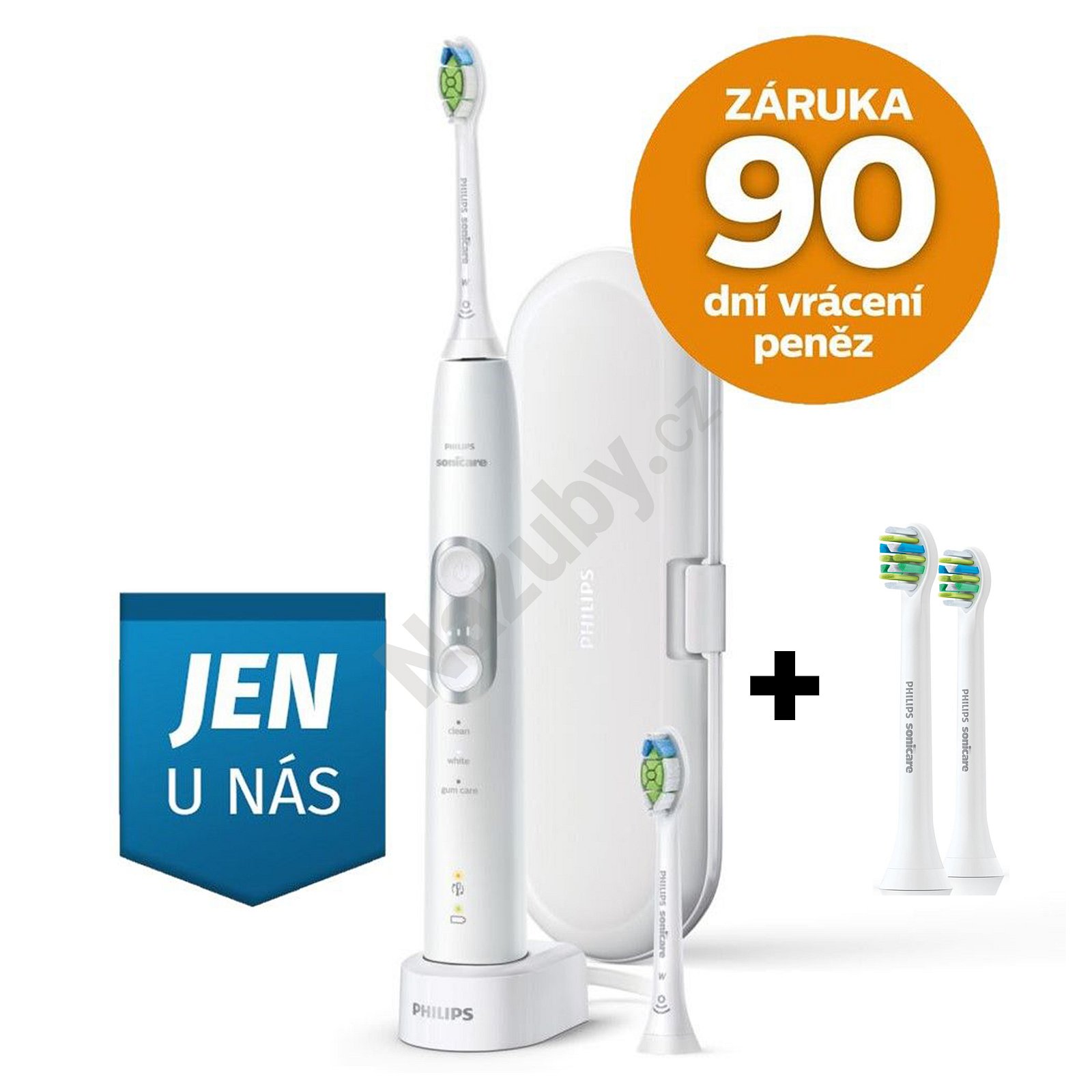 Philips Sonicare 6100 ProtectiveClean Whitening HX6877/29 zubní kartáček - 90 dní záruka vrácení peněz