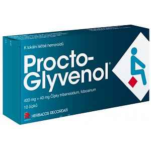 Procto-glyvenol rektalní čípek 10